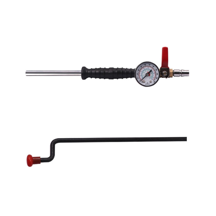 Asta di gonfiaggio rapido a manovella per pneumatici per auto Asta di riempimento aria universale, Without Meter, With Meter