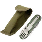 SY-FT008 7 in 1 Multifunzionale Campeggio Esterno Portatile Pieghevole Stoviglie Combinazione