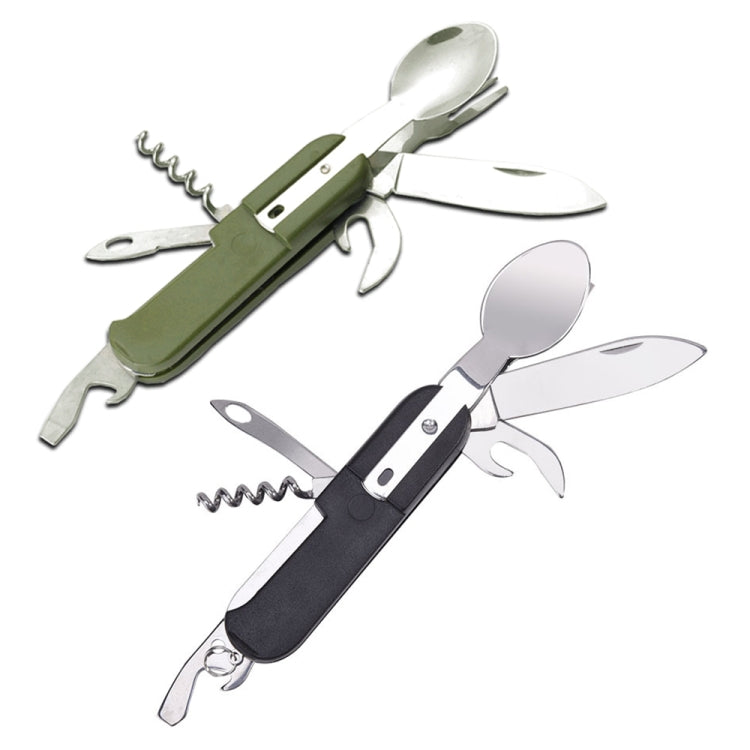 SY-FT008 7 in 1 Multifunzionale Campeggio Esterno Portatile Pieghevole Stoviglie Combinazione