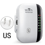 Ripetitore WIFI wireless da 300 Mbps, amplificatore di segnale di percorso 2.4G, versione a 7 luci, US Plug, EU Plug, UK Plug, AU Plug