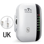 Ripetitore WIFI wireless da 300 Mbps, amplificatore di segnale di percorso 2.4G, versione a 7 luci, US Plug, EU Plug, UK Plug, AU Plug