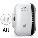 Ripetitore WIFI wireless da 300 Mbps, amplificatore di segnale di percorso 2.4G, versione a 7 luci, US Plug, EU Plug, UK Plug, AU Plug
