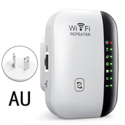 Ripetitore WIFI wireless da 300 Mbps, amplificatore di segnale di percorso 2.4G, versione a 7 luci, US Plug, EU Plug, UK Plug, AU Plug