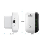 Ripetitore WIFI wireless da 300 Mbps, amplificatore di segnale di percorso 2.4G, versione a 7 luci, US Plug, EU Plug, UK Plug, AU Plug