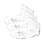 Set 3 staffe da parete in acrilico per baby monitor