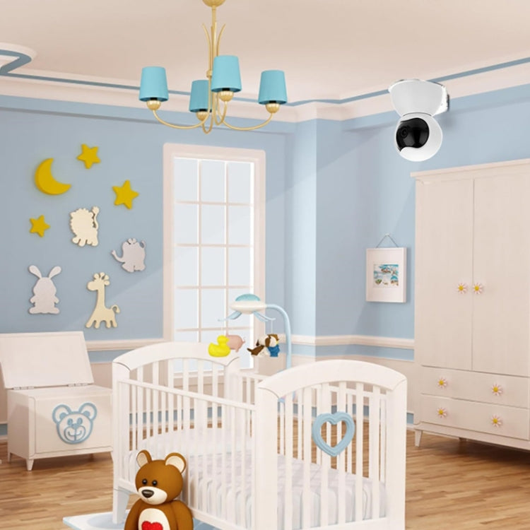 Set 3 staffe da parete in acrilico per baby monitor