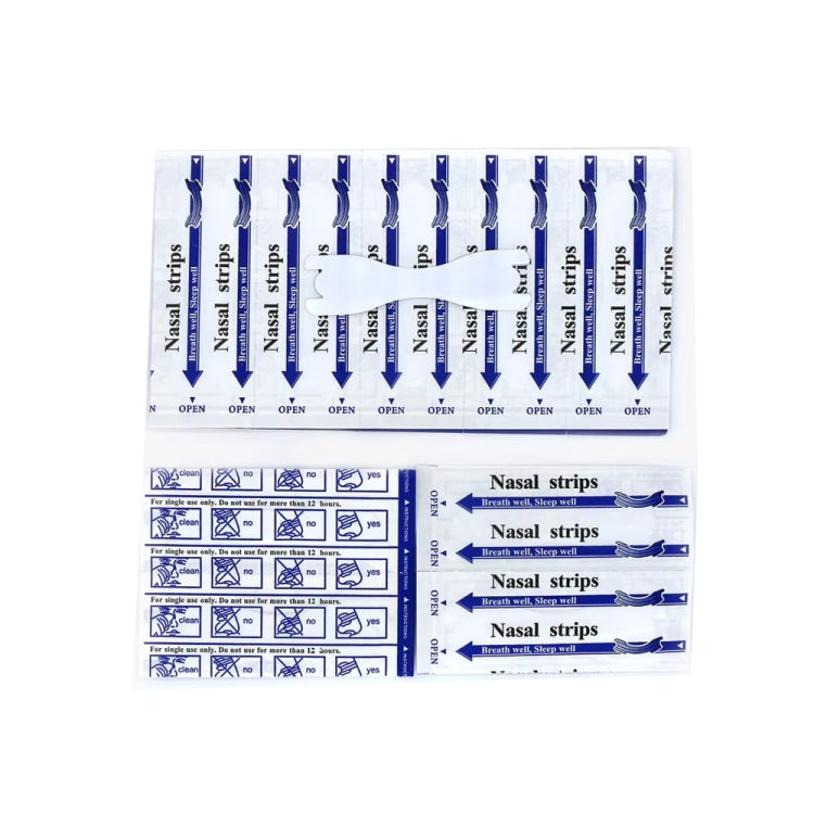 30 pezzi/confezione di strisce nasali trasparenti per migliorare il sonno, ridurre il russare 66x19mm