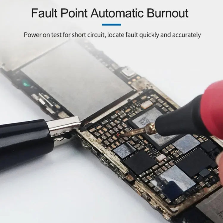 SUNSHINE P-30A Universal Smart Anti-Burn Mobile Phone Component Repair Motherboard Fault Detector EU Plug