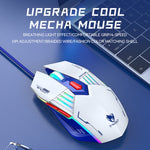 T-WOLF G560 6 tasti Cool Breathing Light Gaming Mouse cablato Mouse meccanico silenzioso da ufficio