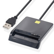 Lettore intelligente di schede IC USB 2.0 / carte bancarie / carte d'identità / schede SD, XJF-607