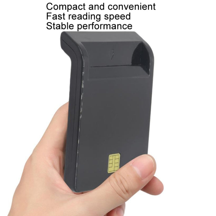 Lettore schede IC USB 2.0 per carte bancarie e SD