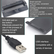 Lettore intelligente di schede IC USB 2.0 / carte bancarie / carte d'identità / schede SD, XJF-607