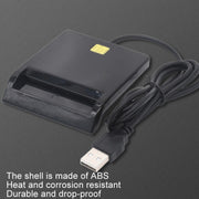 Lettore intelligente di schede IC USB 2.0 / carte bancarie / carte d'identità / schede SD, XJF-607