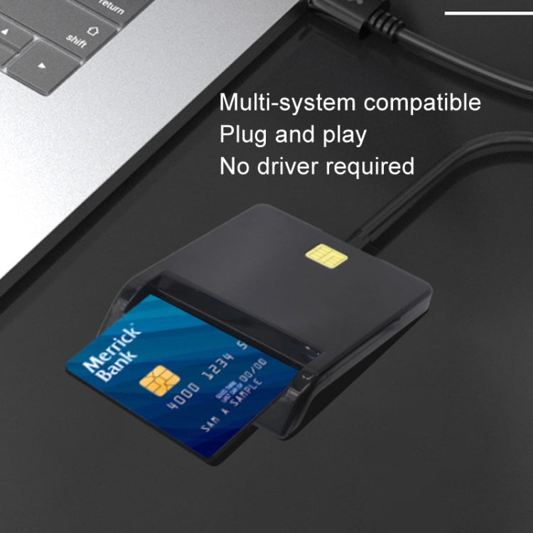 Lettore schede IC USB 2.0 per carte bancarie e SD