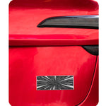 Per etichetta posteriore decorazione auto Tesla Model 3/Y 2024, Time Tunnel Label Metal, PLAID Tail Label Sticker