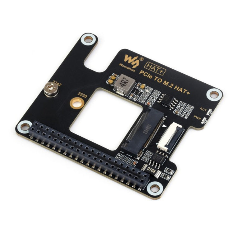 Waveshare per Raspberry Pi 5 Adattatore PCIe a M.2, protocollo NVMe SSD M.2, Basic Kit, Basic Kit + 128GB, Basic Kit + 256GB