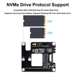 Adattatore PCIe a M.2 NVMe per Raspberry Pi 5