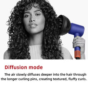 Per Dyson HD01 a HD16 Asciugacapelli 2 in 1 Diffusore Ugelli Wave+Curl Doppio Scopo Diffusore Accessorio