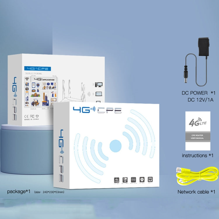 Router CPE wireless 4G Plug-in Mobile WiFi, spina UE, Asian B1/3/5/7/8/38/40/41, European B1/3/7/8/20/38/40/41