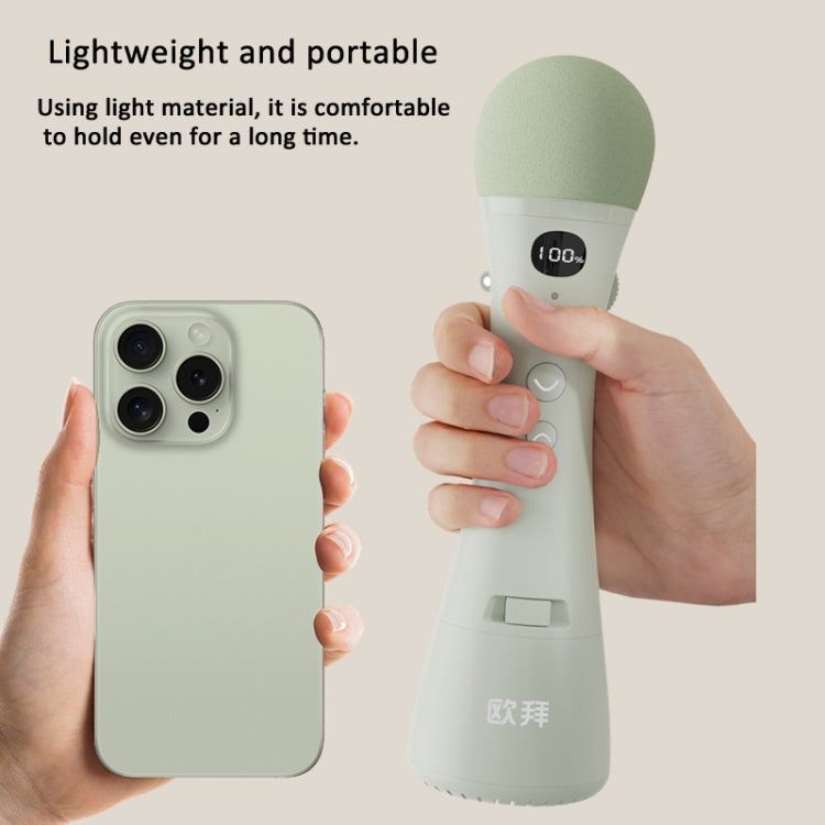 Oubai Z10 Bluetooth Microfono wireless Megafono vocale per insegnante, Basic Version, PPT Clicker Version