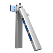 Stazione di docking wireless Side Plug 4 in 1 Hub per cavi per computer multifunzionali, Type-C 3.0 Silver, Type-C 3.0 Gray, USB 3.0 Silver, USB 3.0 Gray