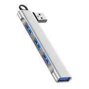 Stazione di docking wireless Side Plug 4 in 1 Hub per cavi per computer multifunzionali, Type-C 3.0 Silver, Type-C 3.0 Gray, USB 3.0 Silver, USB 3.0 Gray