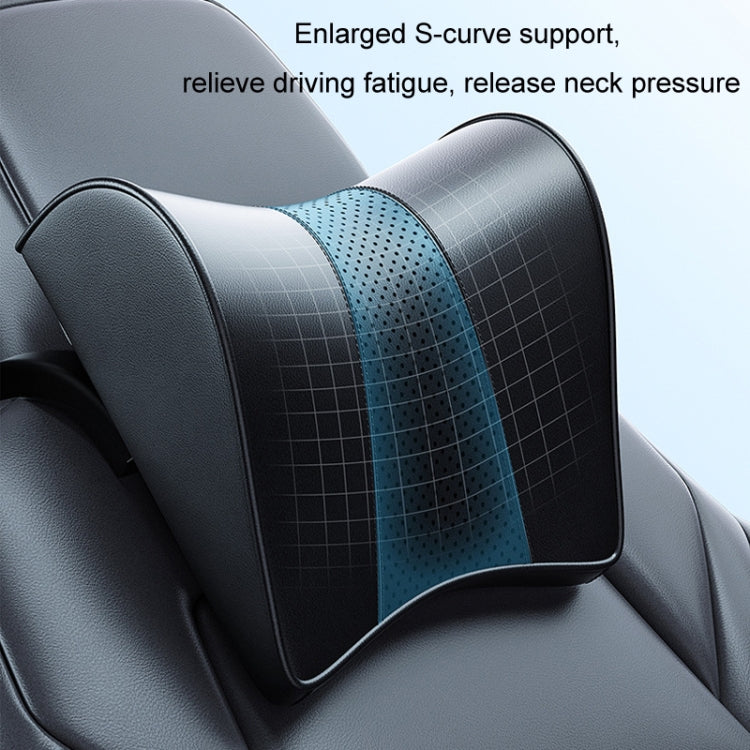Per poggiatesta in memory foam per Tesla Model 3/Y, Microfiber, Leather, Cloth