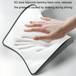 Per poggiatesta in memory foam per Tesla Model 3/Y, Microfiber, Leather, Cloth