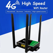 Router wireless 4G con antenna di estensione staccabile, rete di monitoraggio LTE, hotspot WiFi, spina UE, LT210B
