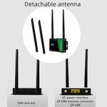 Router wireless 4G con antenna di estensione staccabile, rete di monitoraggio LTE, hotspot WiFi, spina UE, LT210B