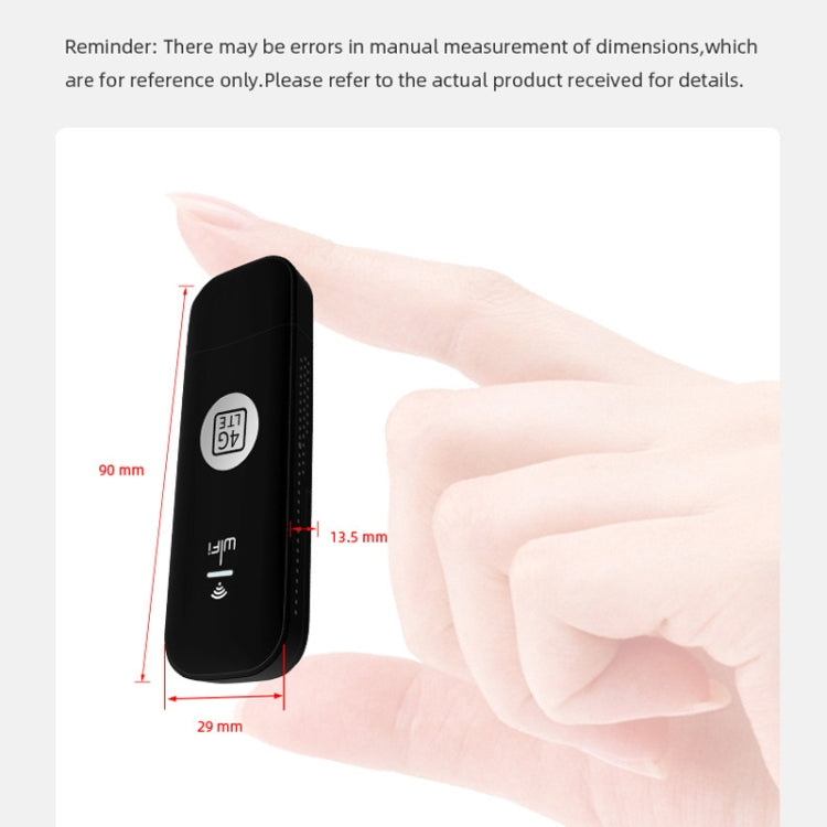 Router wireless con dongle WiFi 4G UFI LTE, router NIC plug-in, Global Edition, U6