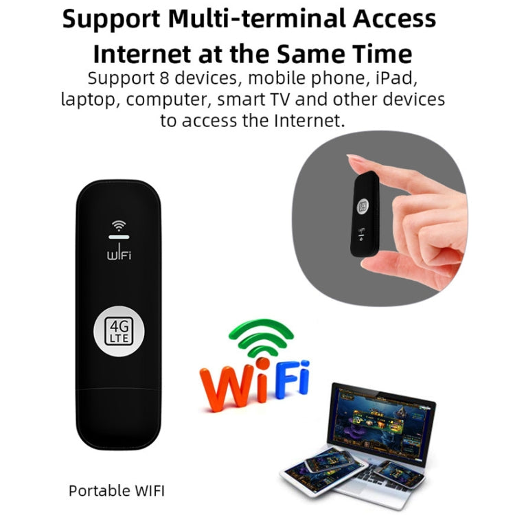 Router wireless con dongle WiFi 4G UFI LTE, router NIC plug-in, Global Edition, U6