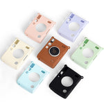 Per Fujifilm Instax Mini EVO Custodia protettiva morbida antiusura, Beige, Brown, Black, Pink, Purple, Blue, Green
