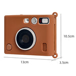Per Fujifilm Instax Mini EVO Custodia protettiva morbida antiusura, Beige, Brown, Black, Pink, Purple, Blue, Green
