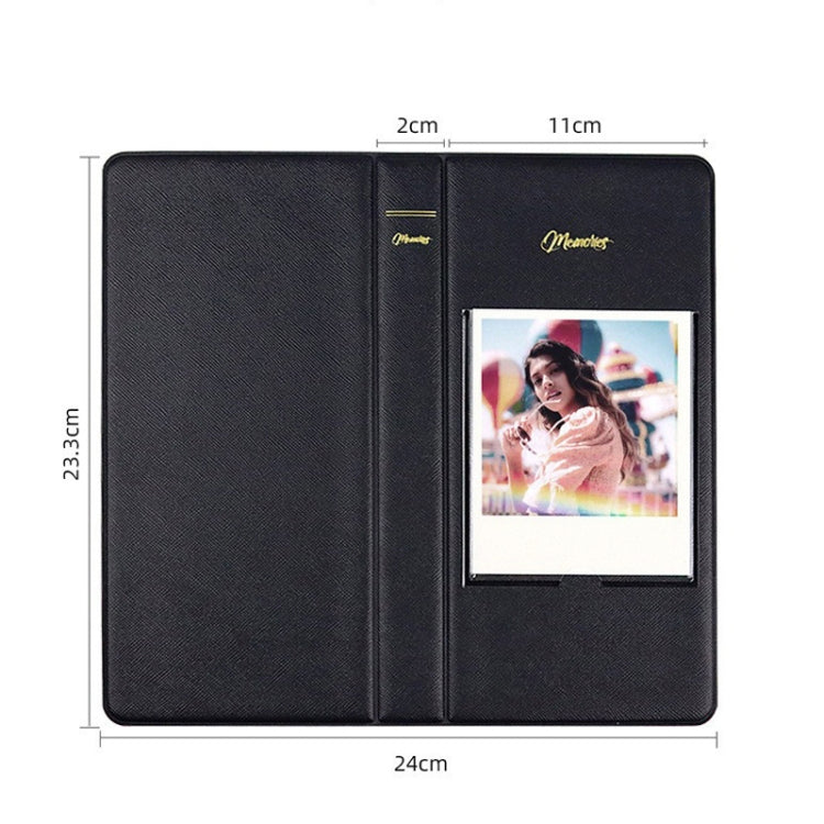 Album fotografico da 5 pollici da 64 pezzi, White, Black, Light Blue, Brown, Green, Pink, Blue, Purple