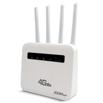 Router wireless 4G CPE WiFi6 Plug-in, hotspot wireless a doppia porta, spina UE, For European / Asian / African