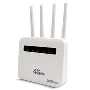 Router wireless 4G CPE WiFi6 Plug-in, hotspot wireless a doppia porta, spina UE, For European / Asian / African