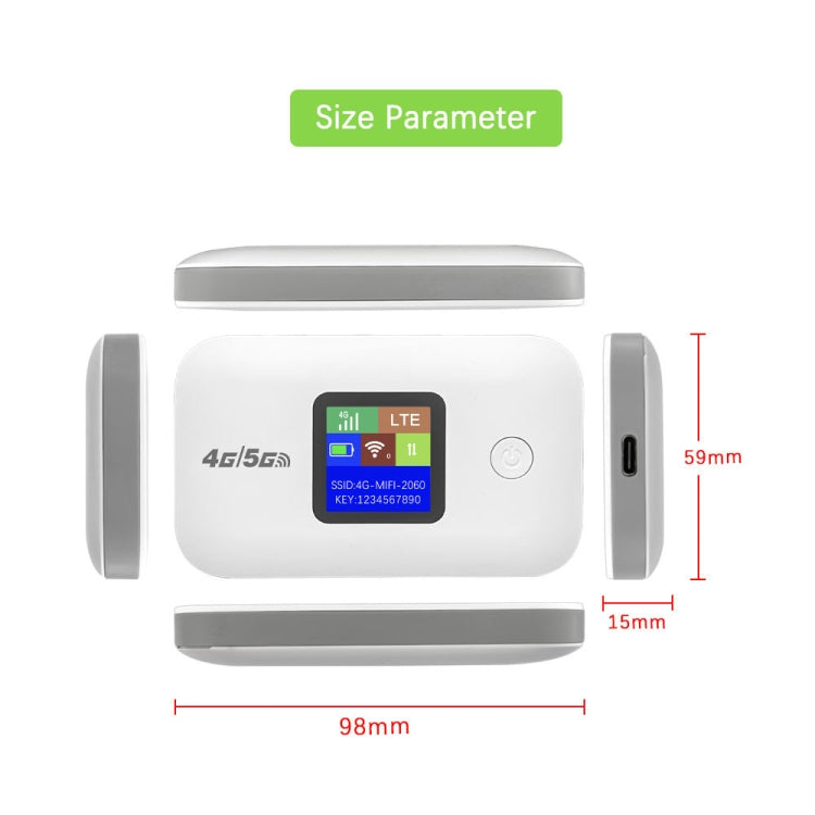 Router LTE WiFi portatile 4G con batteria 3000mAh