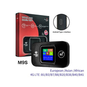 Router wireless portatile WiFi 4G Plug-in per auto WiFi, M9S-LCD, M9S-LED