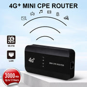 Router Plug-in 4G WiFi6 Porta wireless LTE Mini CPE Hotspot wireless, M10-EW