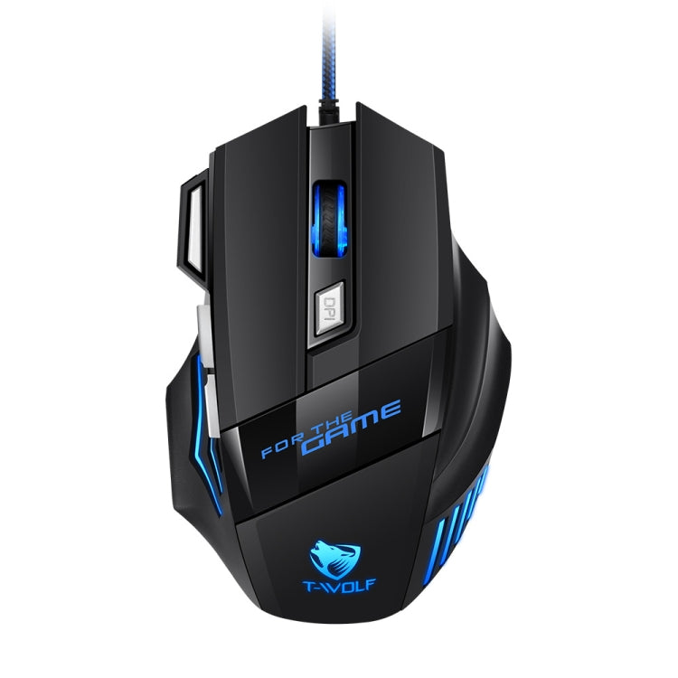 Mouse da gioco cablato USB con luce RGB Atmosphere T-WOLF M1 a 7 tasti