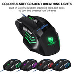 Mouse da gioco cablato USB con luce RGB Atmosphere T-WOLF M1 a 7 tasti