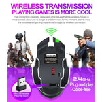 Mouse wireless da gioco con luce colorata RGB T-WOLF Q13 2,4 GHz a 6 tasti, Single Mode Black, Single Mode Star Black, Single Mode White, Single Mode Gray, Dual Mode Black, Dual Mode Star Black, Dual Mode White, Dual Mode Gray