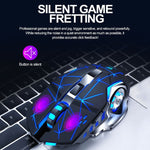 Mouse wireless da gioco con luce colorata RGB T-WOLF Q13 2,4 GHz a 6 tasti, Single Mode Black, Single Mode Star Black, Single Mode White, Single Mode Gray, Dual Mode Black, Dual Mode Star Black, Dual Mode White, Dual Mode Gray