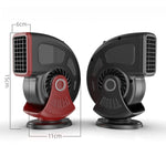 Riscaldatore portatile per auto, piccolo ventilatore, sbrinatore, 12V Black, 12V Red, 24V Black, 24V Red