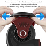 Riscaldatore portatile per auto, piccolo ventilatore, sbrinatore, 12V Black, 12V Red, 24V Black, 24V Red