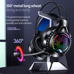 YINDIAO Q7 Cuffie da gioco USB con cavo per computer con luce colorata, Dual 3.5mm + USB Black, Dual 3.5mm + USB White, Dual 3.5mm + USB Pink, USB7.1 Sound Card Black, USB7.1 Sound Card White, USB7.1 Sound Card Pink