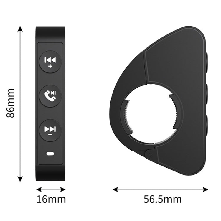 Q15 Motocicletta Controllo Bluetooth Manubrio Pulsante Telefono Telecomando Wireless, Q15
