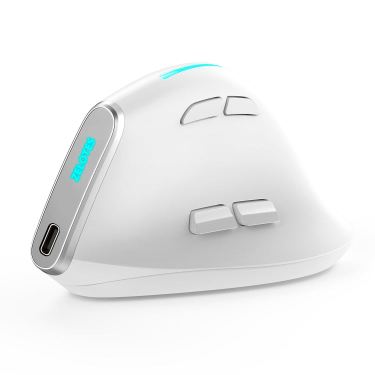 ZELOTES F36 9 tasti impugnatura verticale programmazione ergonomica doppio Bluetooth + mouse wireless 2.4G, F36 (White), F36 (Black)