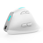 ZELOTES F36 9 tasti impugnatura verticale programmazione ergonomica doppio Bluetooth + mouse wireless 2.4G, F36 (White), F36 (Black)
